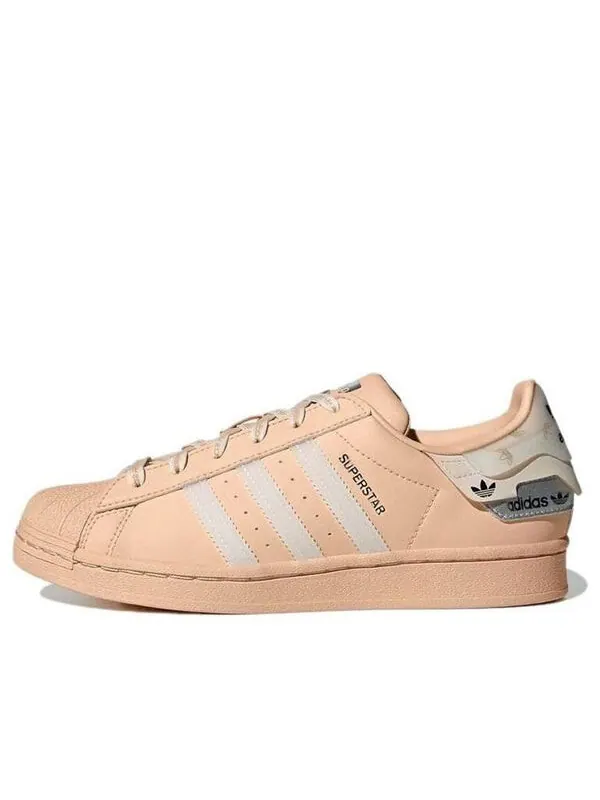 Кроссовки оригинальные суперзвезды обувь Adidas — изображение 1 из 4, розовый