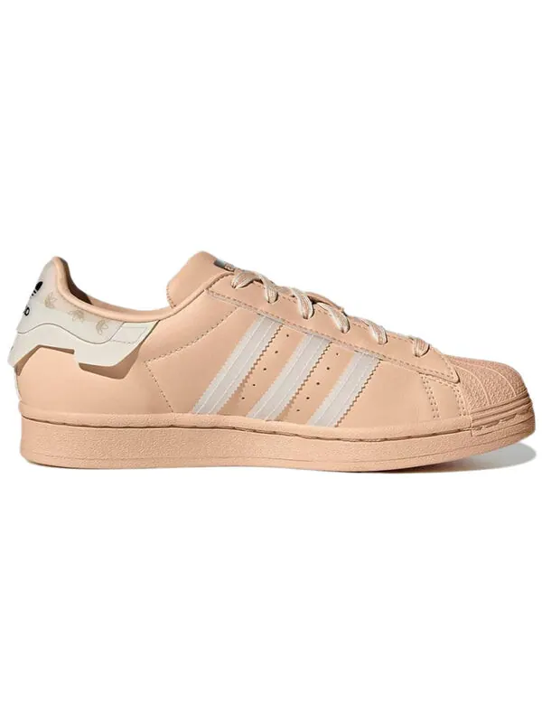 Кроссовки оригинальные суперзвезды обувь Adidas — изображение 2 из 4, розовый