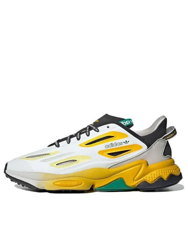 Кроссовки оригиналы ozweego celox Adidas — изображение 1 из 4, белый/желтый