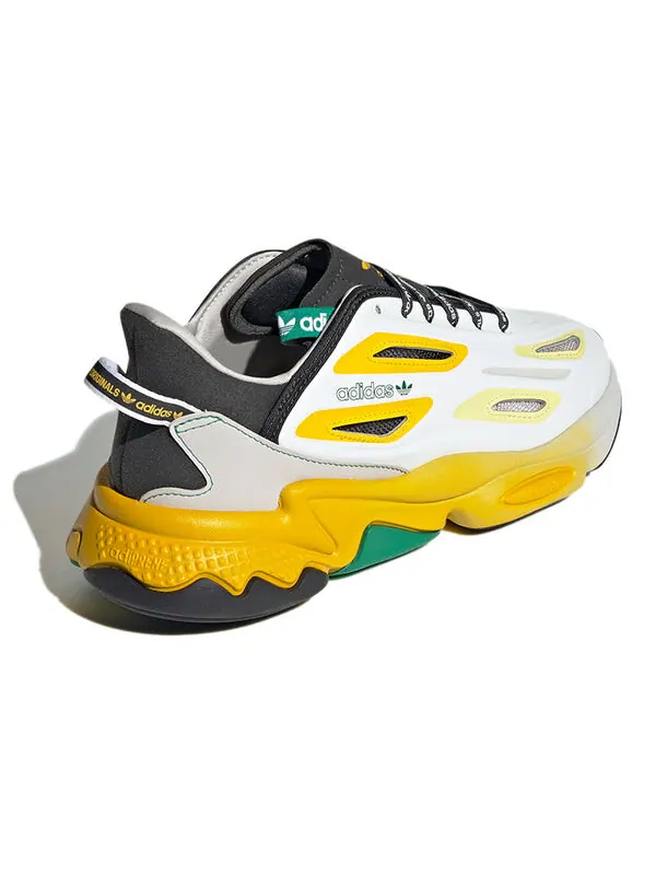Кроссовки оригиналы ozweego celox Adidas — изображение 4 из 4, белый/желтый