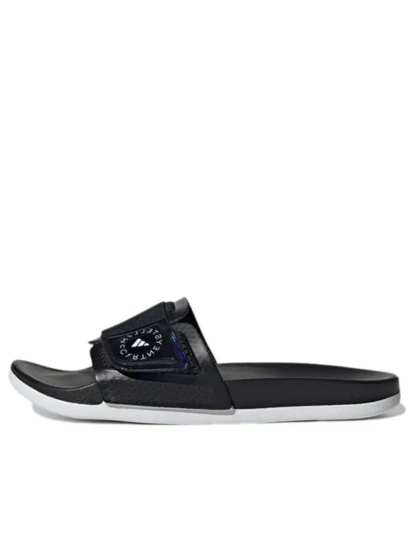 Тапочки stella mccartney x slide 'core black' Adidas