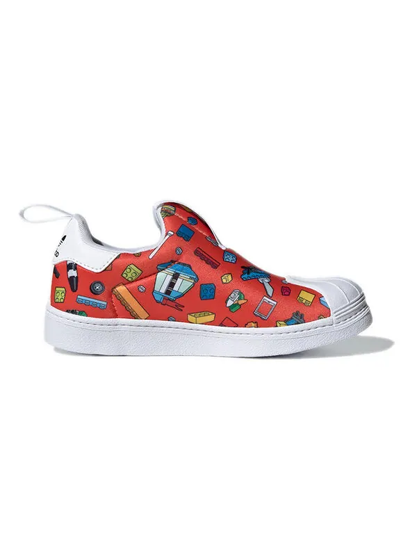 Кроссовки lego x superstar 360 Adidas — изображение 2 из 4, белый/белый/белый