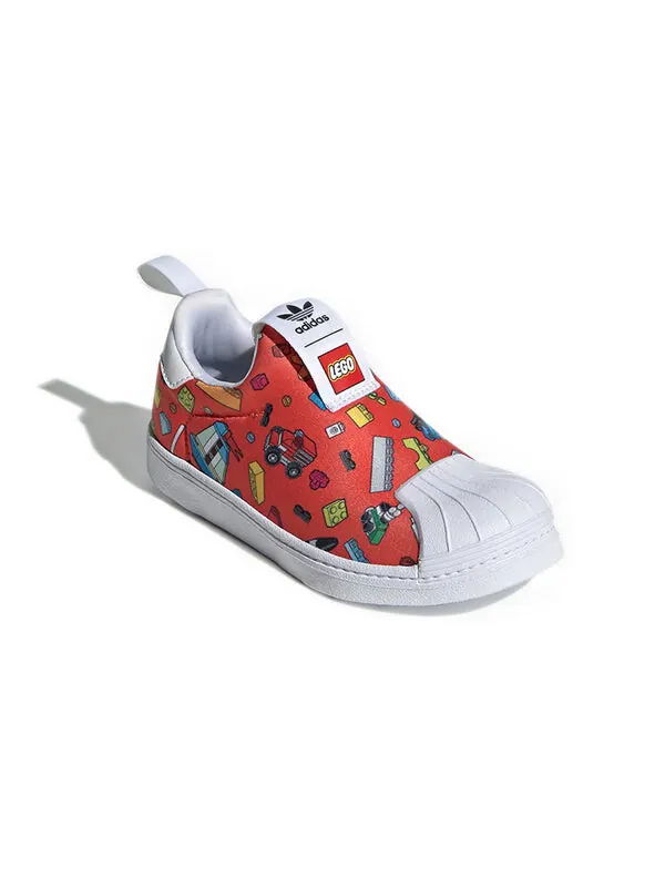 Кроссовки lego x superstar 360 Adidas — изображение 3 из 4, белый/белый/белый