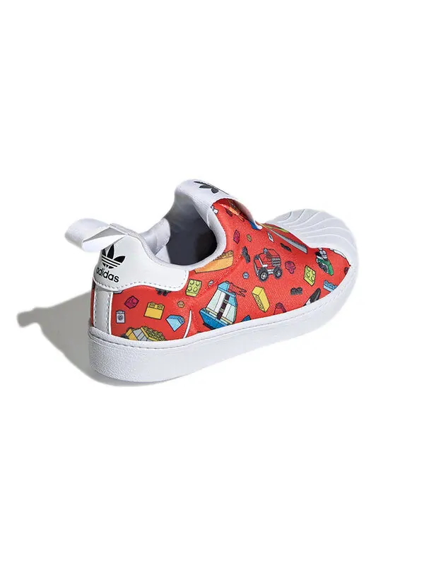 Кроссовки lego x superstar 360 Adidas — изображение 4 из 4, белый/белый/белый