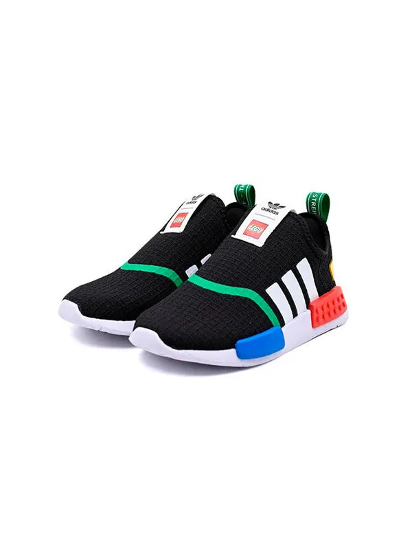 Кроссовки nmd 360 x lego Adidas — изображение 3 из 4, черный/белый/белый