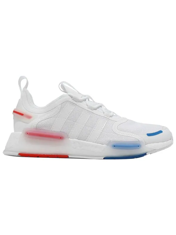Кроссовки nmd_v3 Adidas — изображение 2 из 4, белый/розовый/синий