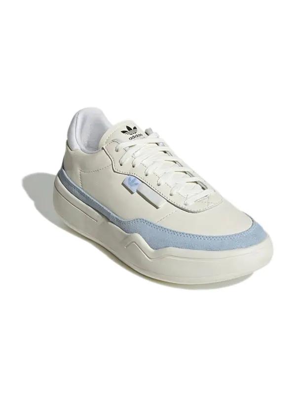 Кроссовки her court 'off white tech emerald' Adidas — изображение 3 из 4, белый/синий/белый