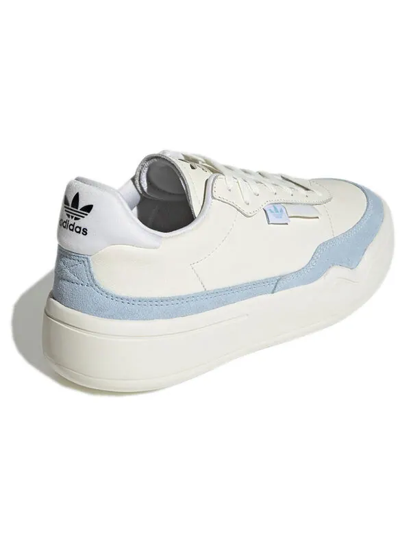 Кроссовки her court 'off white tech emerald' Adidas — изображение 4 из 4, белый/синий/белый