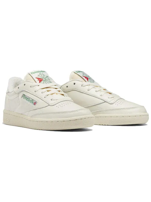 Кроссовки club c 85 'chalk glen green' Reebok — изображение 3 из 4, бежевый