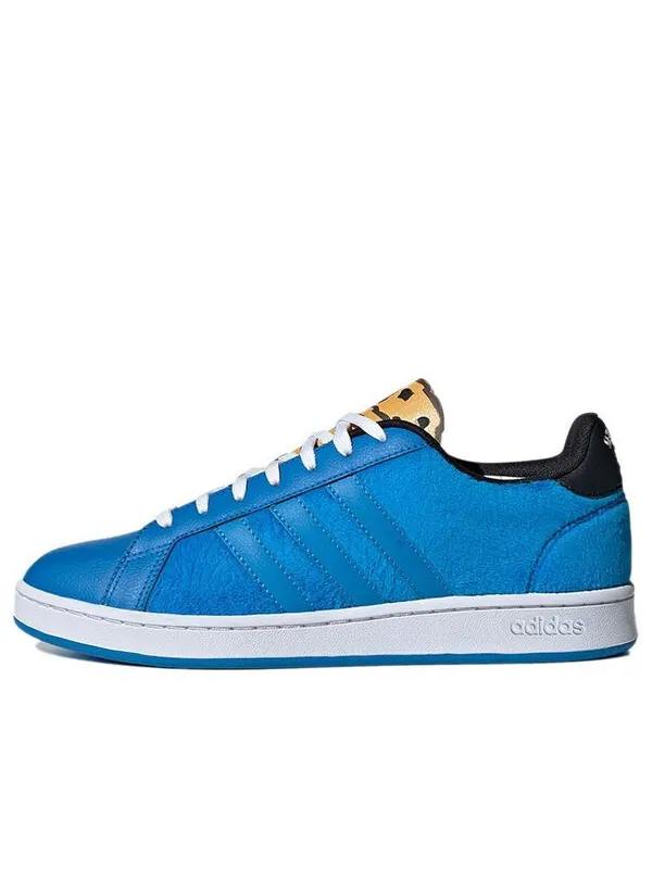 Кроссовки улица сезам x нео унисекс grand court низкие кроссовки Adidas — изображение 1 из 4, синий/черный