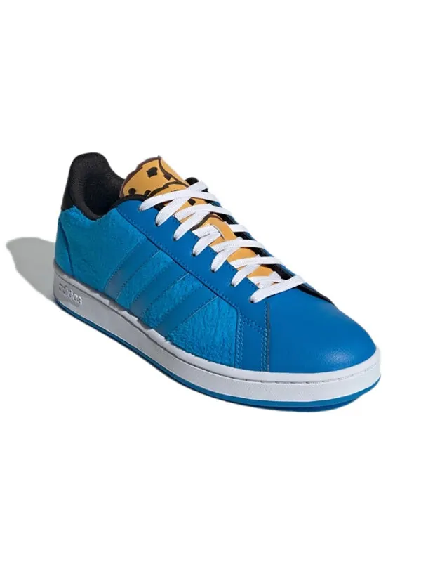 Кроссовки улица сезам x нео унисекс grand court низкие кроссовки Adidas — изображение 3 из 4, синий/черный