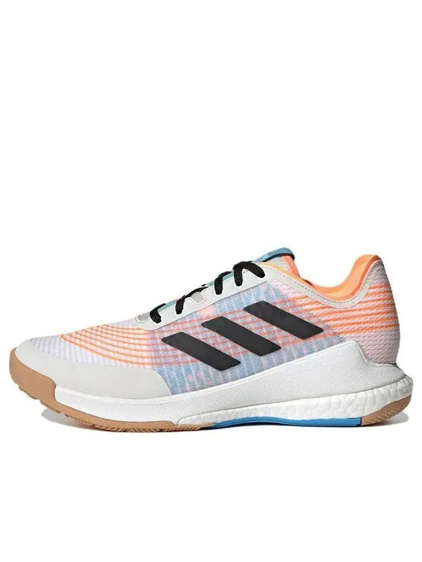 Кроссовки (WMNS) adidas Crazyflight 'White Beam Orange' — изображение 1 из 4, белый/оранжевый