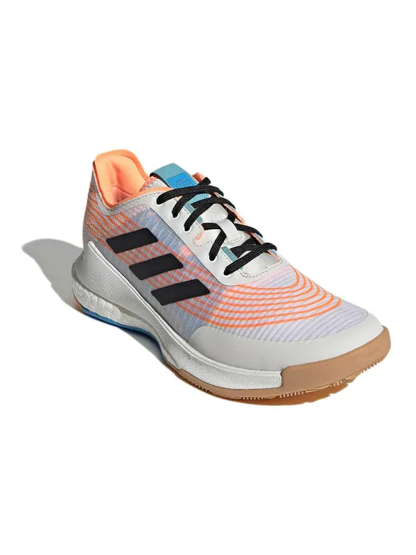 Кроссовки (WMNS) adidas Crazyflight 'White Beam Orange' — изображение 3 из 4, белый/оранжевый