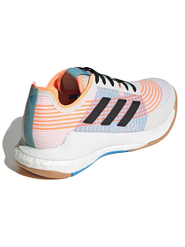 Кроссовки (WMNS) adidas Crazyflight 'White Beam Orange' — изображение 4 из 4, белый/оранжевый