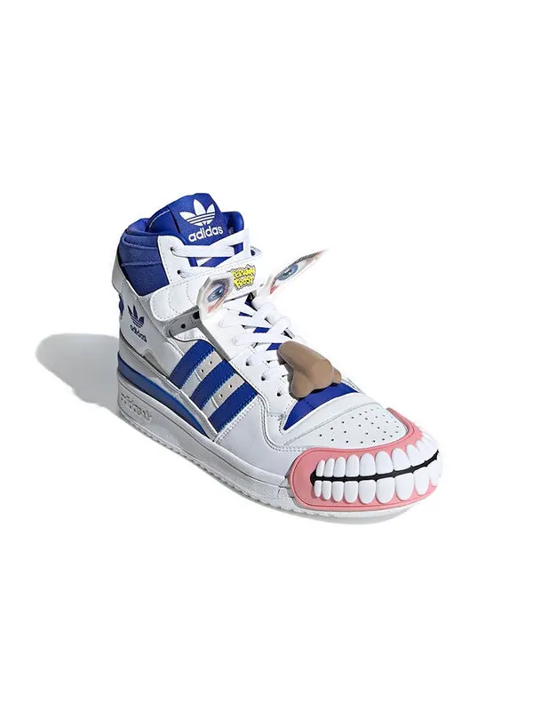 Кроссовки kerwin frost x forum высокие Adidas — изображение 4 из 4, белый/синий