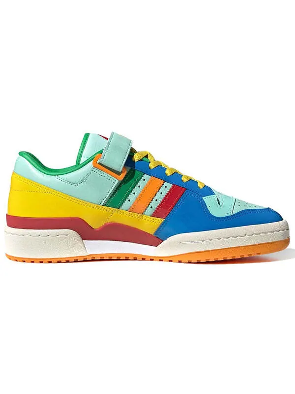 Кроссовки kerwin frost x forum низкие Adidas — изображение 2 из 4, голубой/синий/желтый