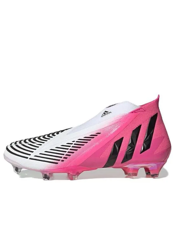 Кроссовки Predator Edge LZ FG Adidas — изображение 1 из 4, белый/черный/розовый