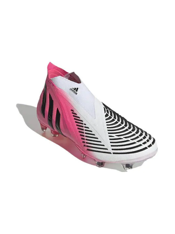 Кроссовки Predator Edge LZ FG Adidas — изображение 3 из 4, белый/черный/розовый