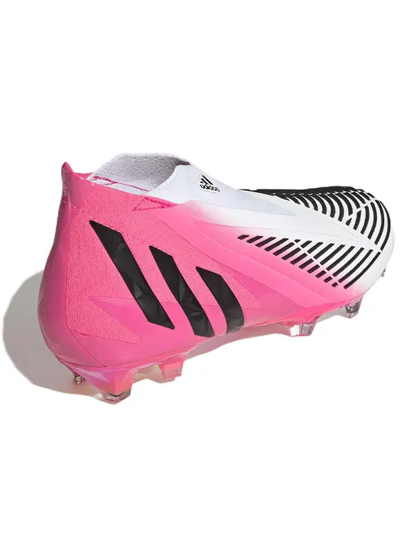 Кроссовки Predator Edge LZ FG Adidas — изображение 4 из 4, белый/черный/розовый