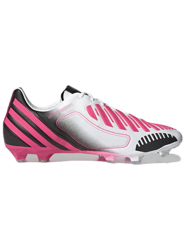 Кроссовки Predator LZ FG Adidas — изображение 2 из 4, белый/черный/розовый