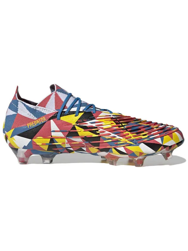 Кроссовки Predator Edge.1 FG Adidas — изображение 2 из 4, синий/красный/желтый