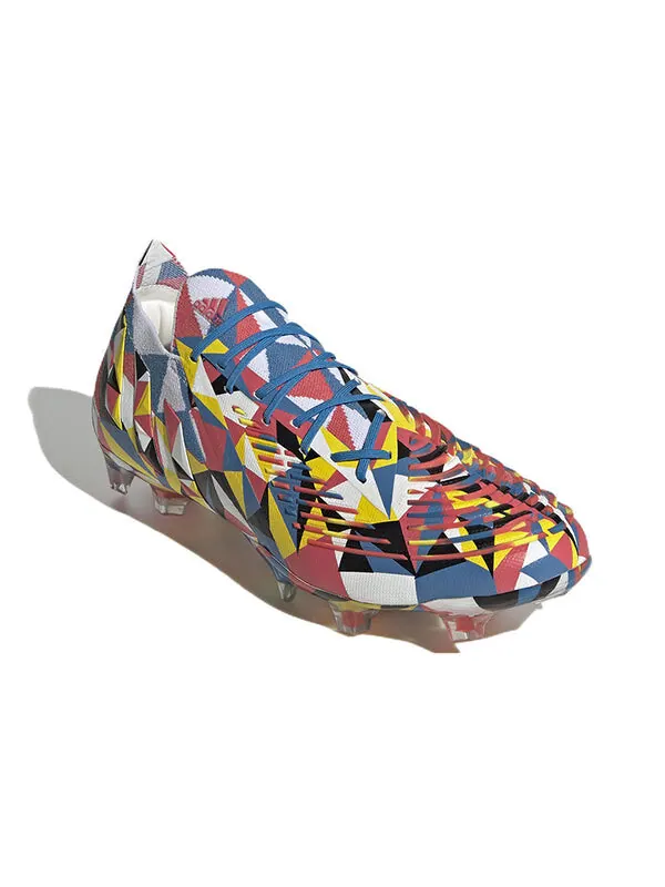 Кроссовки Predator Edge.1 FG Adidas — изображение 3 из 4, синий/красный/желтый