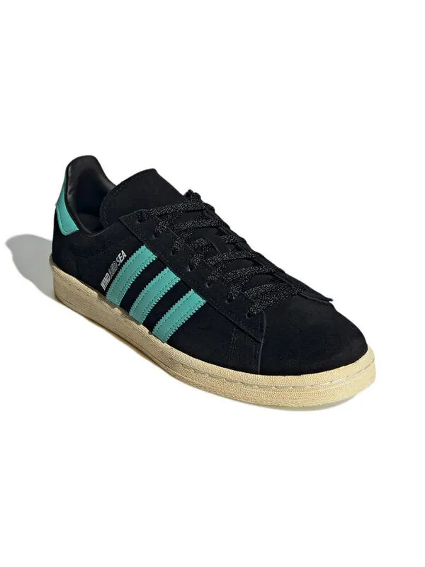 Кроссовки atmos x wind and sea campus 80s 'black blue' Adidas — изображение 3 из 4, черный/синий