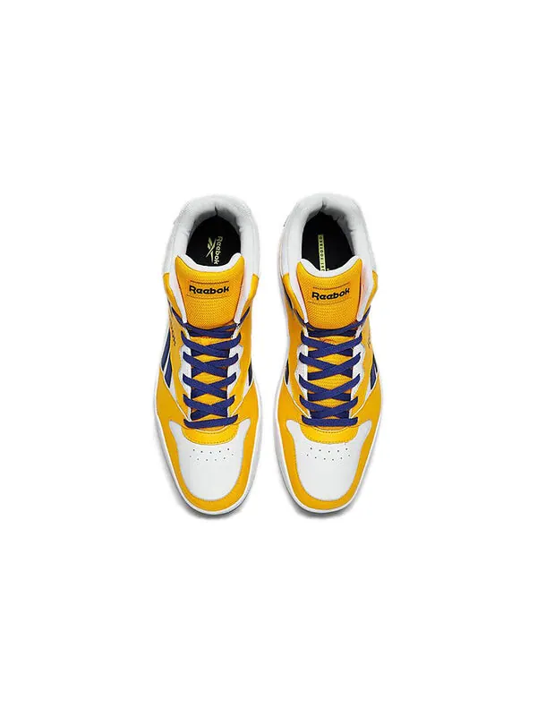 Кроссовки royal bb 4500 high 2 'white yellow' Reebok — изображение 3 из 4, желтый/синий
