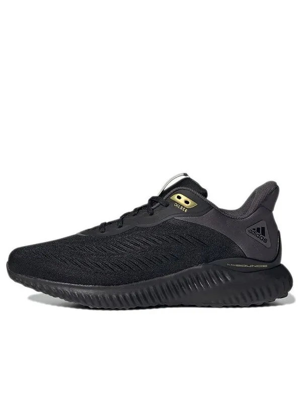 Кроссовки alphabounce 'black' Adidas — изображение 1 из 4, черный