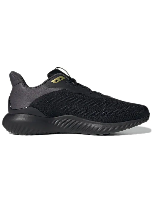 Кроссовки alphabounce 'black' Adidas — изображение 2 из 4, черный