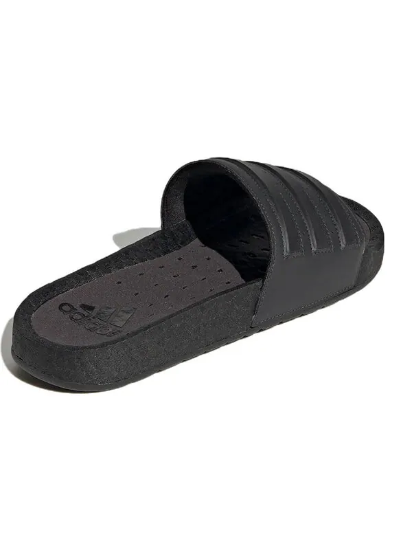 Тапочки adilette boost slide 'carbon core black' Adidas — изображение 4 из 4, черный