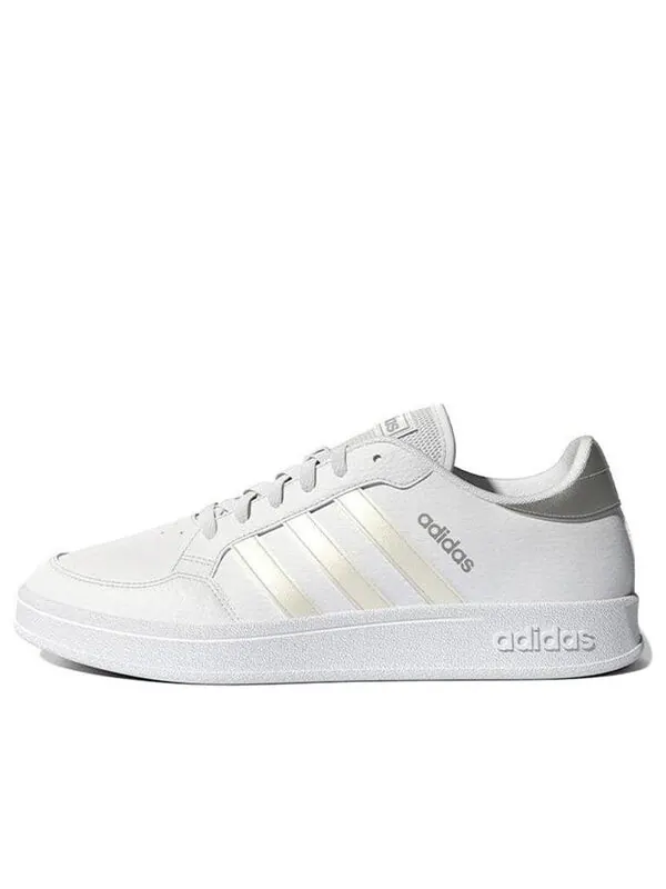 Кроссовки breaknet 'white iridescent' Adidas — изображение 1 из 4, белый/золотистый