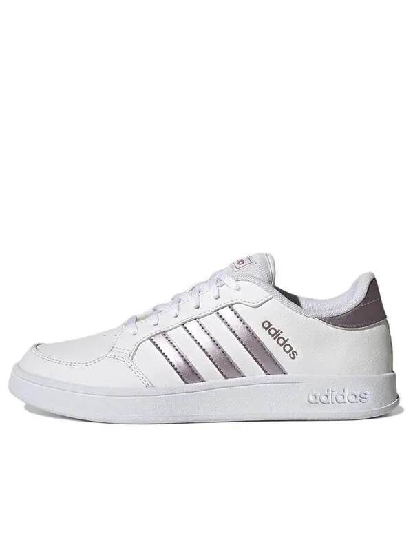 Кроссовки (WMNS) Adidas Breaknet Tennis Shoes 'White Matte Purple Metallic' — изображение 1 из 4