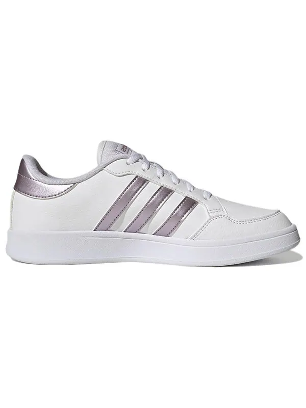 Кроссовки (WMNS) Adidas Breaknet Tennis Shoes 'White Matte Purple Metallic' — изображение 2 из 4