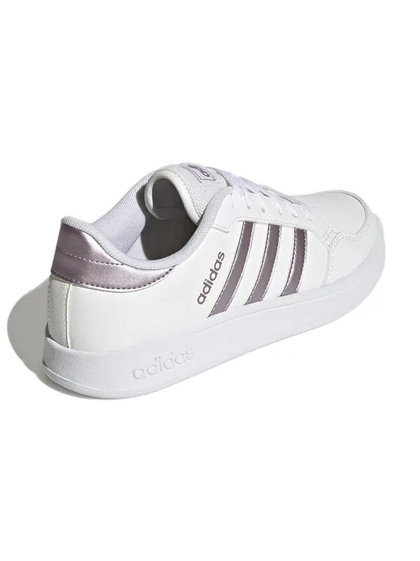 Кроссовки (WMNS) Adidas Breaknet Tennis Shoes 'White Matte Purple Metallic' — изображение 4 из 4