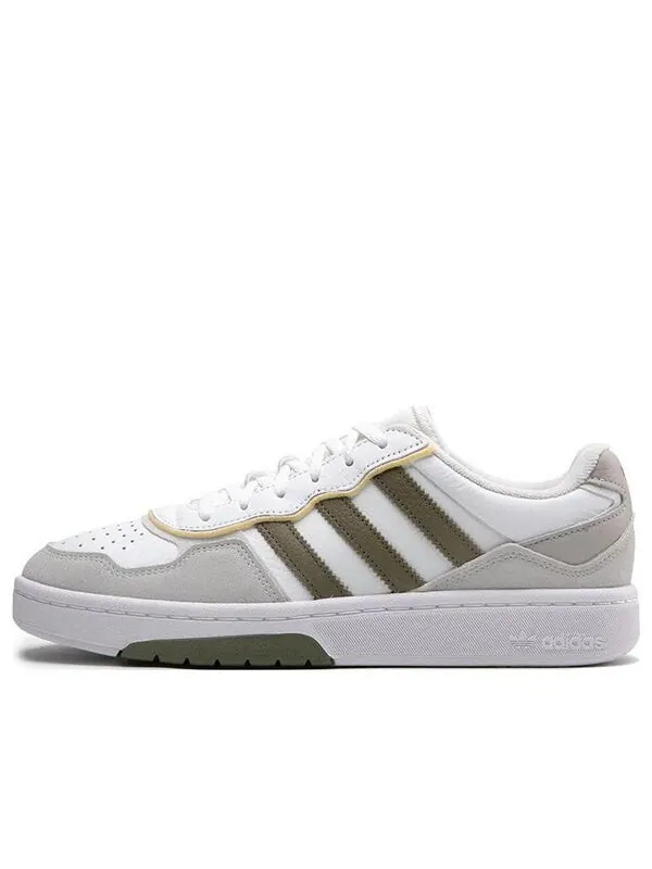 Кроссовки оригиналы суд ремонт Adidas — изображение 1 из 4, белый/оливковый/серый