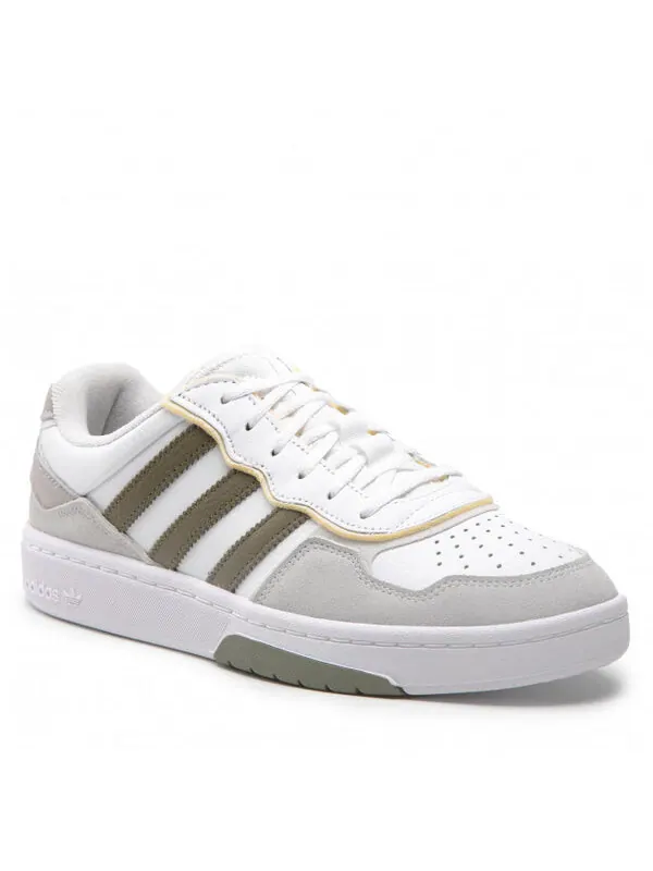 Кроссовки оригиналы суд ремонт Adidas — изображение 2 из 4, белый/оливковый/серый