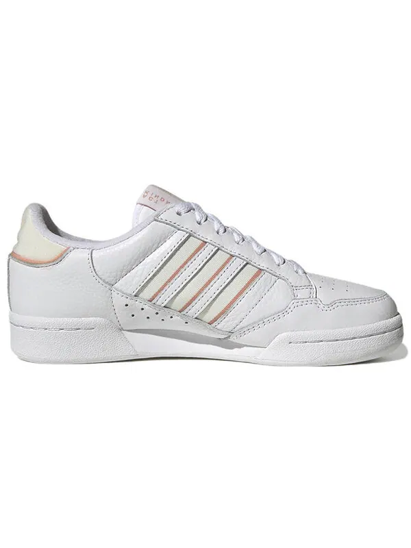 Кроссовки оригинальные континентальные 80 Adidas — изображение 2 из 4, белый/белый/оранжевый