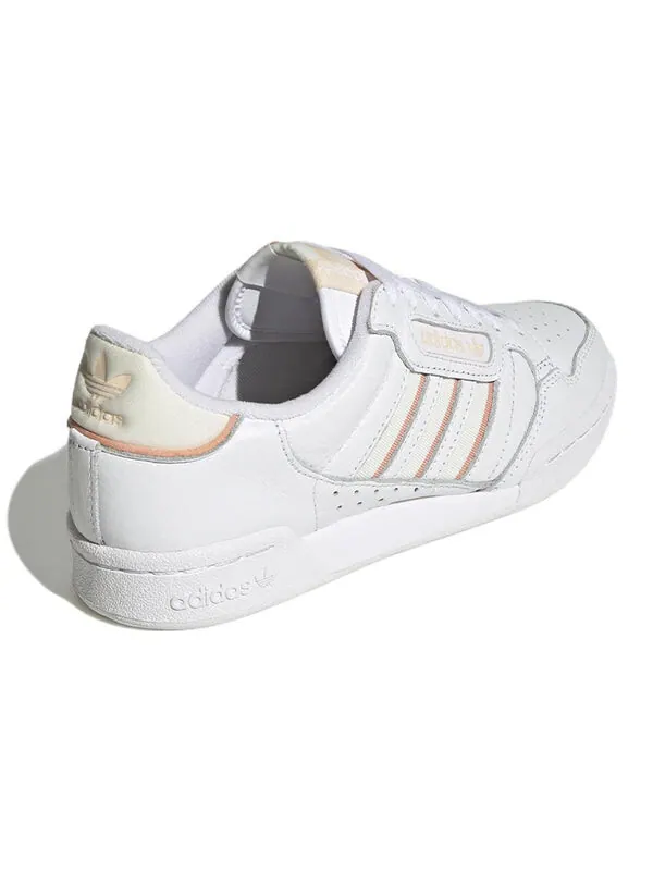 Кроссовки оригинальные континентальные 80 Adidas — изображение 4 из 4, белый/белый/оранжевый