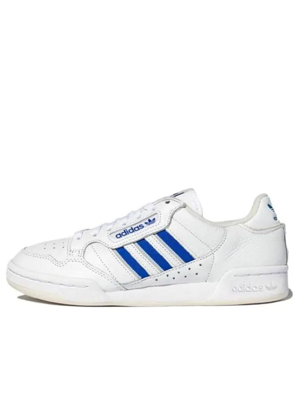 Кроссовки оригинальные континентальные 80 полосок Adidas — изображение 1 из 4, белый/синий
