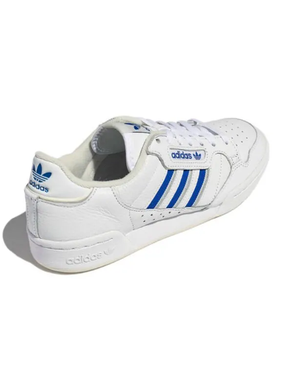Кроссовки оригинальные континентальные 80 полосок Adidas — изображение 4 из 4, белый/синий