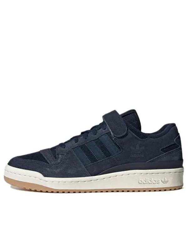 Кроссовки originals forum 84 low corduroy ocean 'dark blue' Adidas — изображение 1 из 4, синий