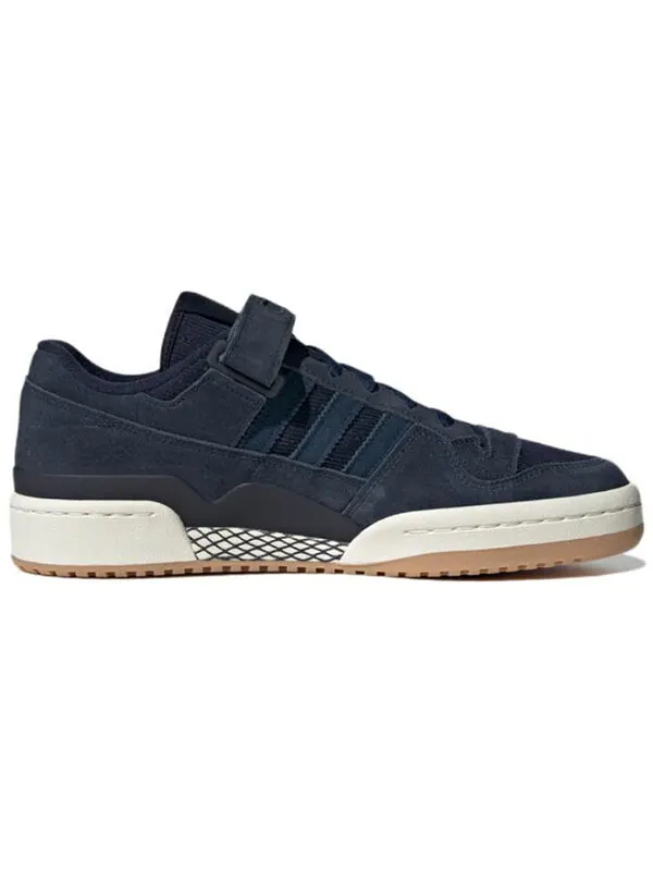 Кроссовки originals forum 84 low corduroy ocean 'dark blue' Adidas — изображение 2 из 4, синий