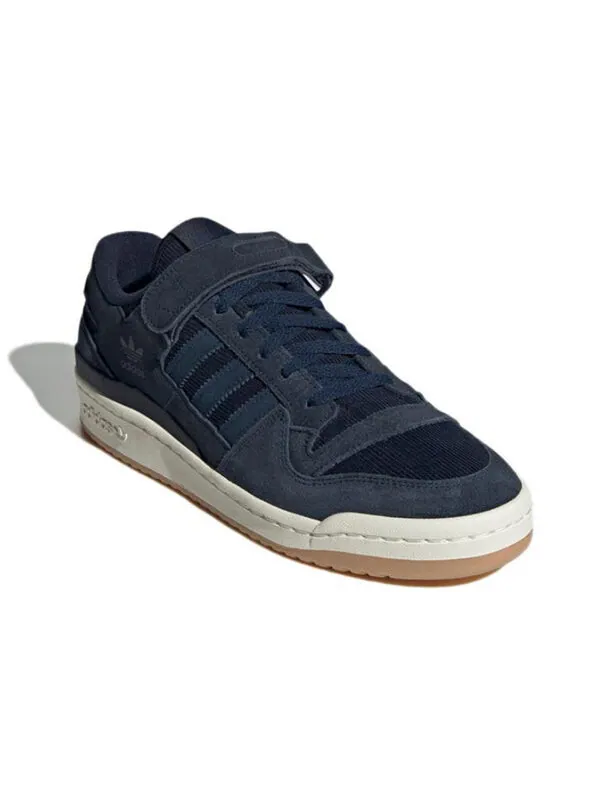 Кроссовки originals forum 84 low corduroy ocean 'dark blue' Adidas — изображение 3 из 4, синий