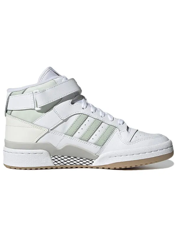 Кроссовки оригиналы форум середина Adidas — изображение 2 из 4, белый/зеленый