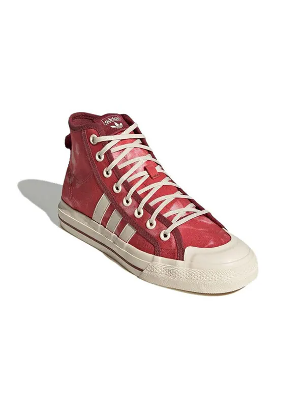 Кроссовки nizza hi rf Adidas — изображение 3 из 4, красный
