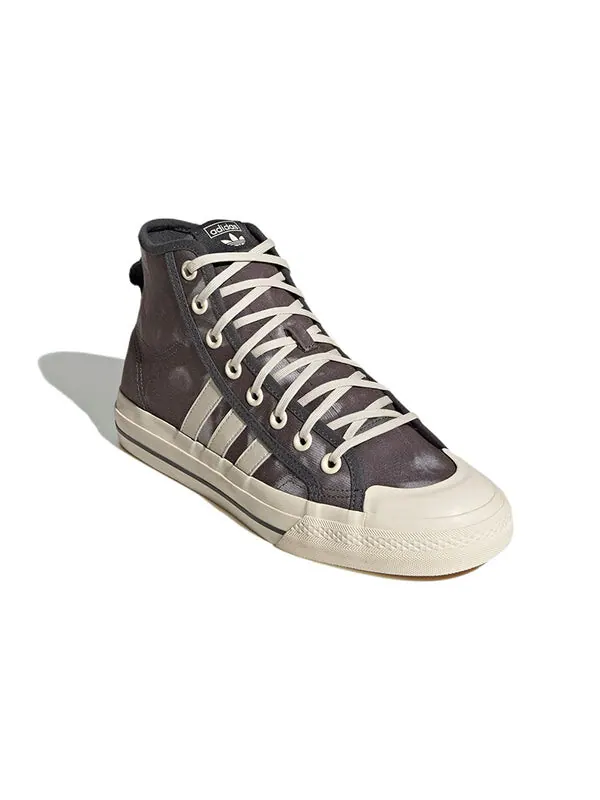 Кроссовки nizza высокие rf Adidas — изображение 3 из 4, коричневый/белый