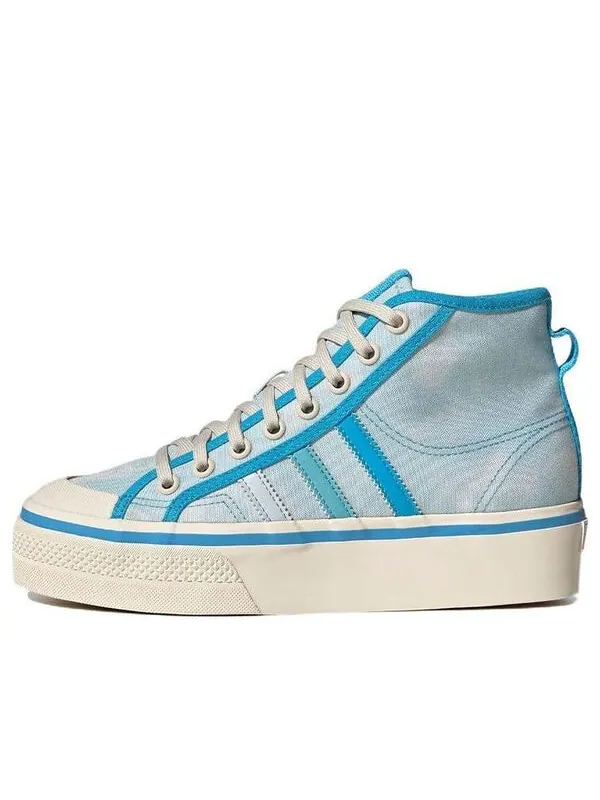 Кроссовки nizza platform mid Adidas — изображение 1 из 4, синий