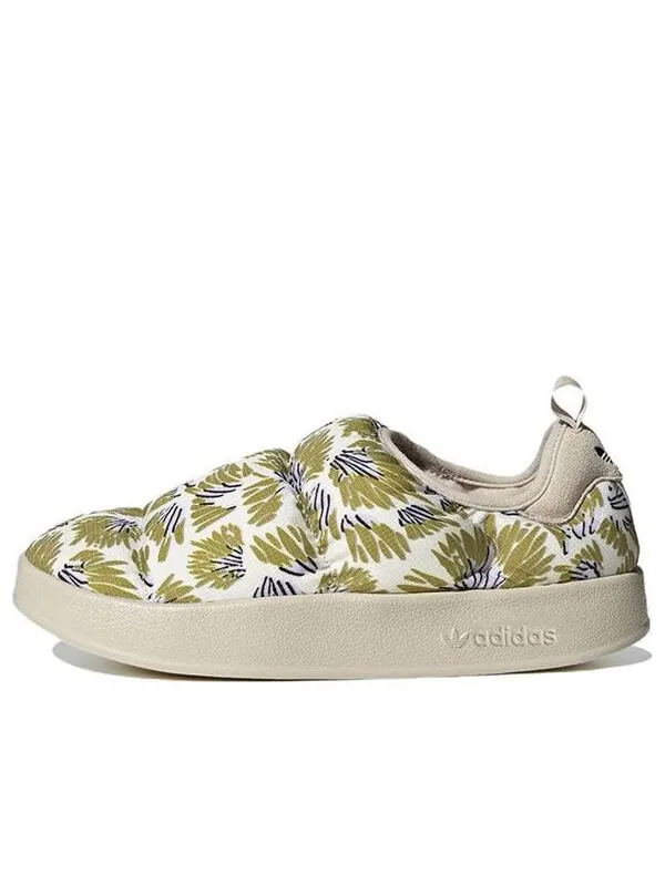 Кроссовки оригинальные puffylette Adidas — изображение 1 из 4, белый/зеленый