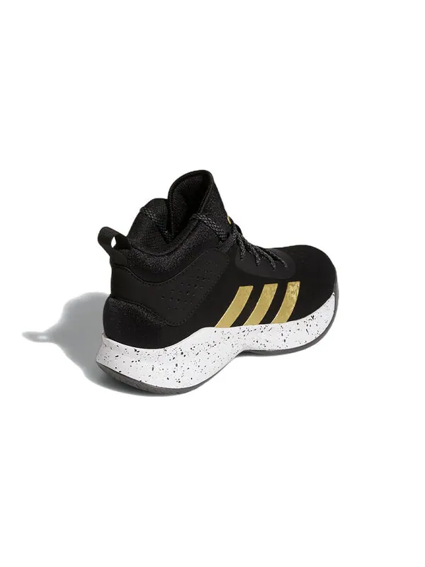 Кроссовки cross 'em up 5 wide j 'black gold metallic' Adidas — изображение 4 из 4, черный/золотистый